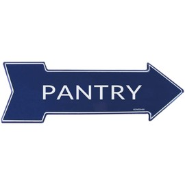 PANTRY Right Arrow Vintage Looking Sign Metal Arrow Sign for Street Bar Cafe Home Shop Man Cave Decor 17X5inch