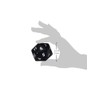 55mm Jumbo D20 Opaque Black with White Numbers