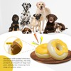 YINCORD Cute Donut Dog Toy for Aggressive Chewers Indestructible Squeaky