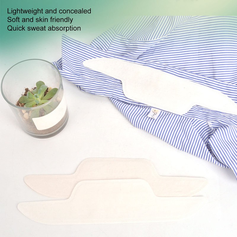 30pcs Neck Collar Sweat Pads, Disposable Soft Breathable Self Adhesive