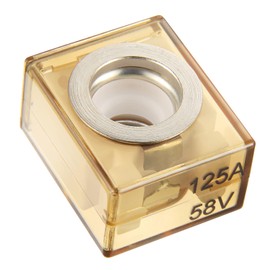 BOJACK Terminal Fuse 125A Marine Rated Battery Fuse (MRBF) 58V DC Max IP66 Waterproof for The Circuit Protection of Automobiles RVs Cranes Ships Charging Piles (125 Amp)