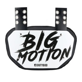 Football Back Plate- Lower Backplate Rear Lower Back (Big Motion Black)