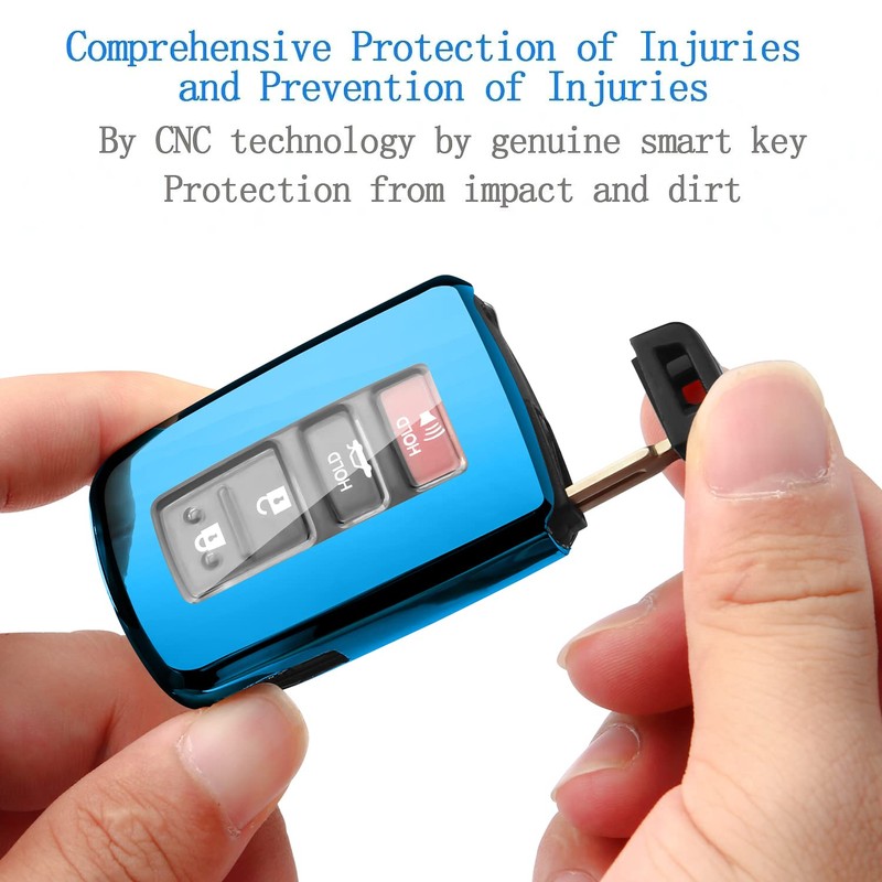 Tukellen for Toyota Key Fob Cover,Special Soft TPU Key Case