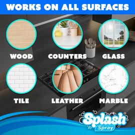 Splash Spray Multi-Purpose Cleaning Tablets - 5x Cleaning Tablets and Bottle Spray - Mix with Warm Water