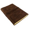 Large Genuine Leather Journal/Sketchbook with Gift Box - 380 Pages