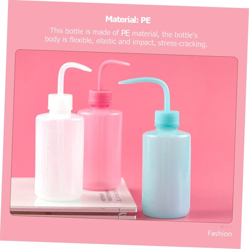 CHILDWEET 6pcs Pink Lash Water Bottle Squeeze for Eyelash Cleaning