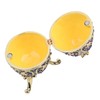 European Style Shiny Artificial Diamond Easter Egg Metal Crafts Jewelry