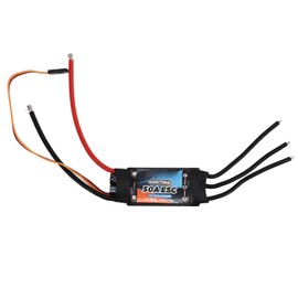 Brushless Electric Speed Controller Bidirectional Black 50A RC Car ESC for Boat Underwater Propeller