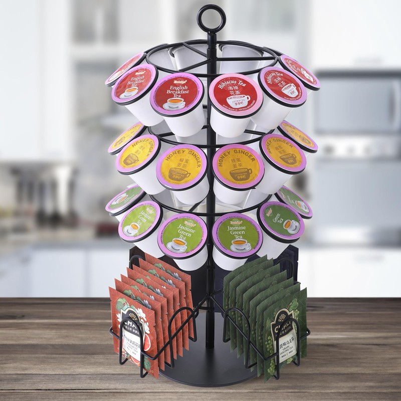 Eastsign Coffee Pod Holder for Keurig & Tea Bag Organizer,