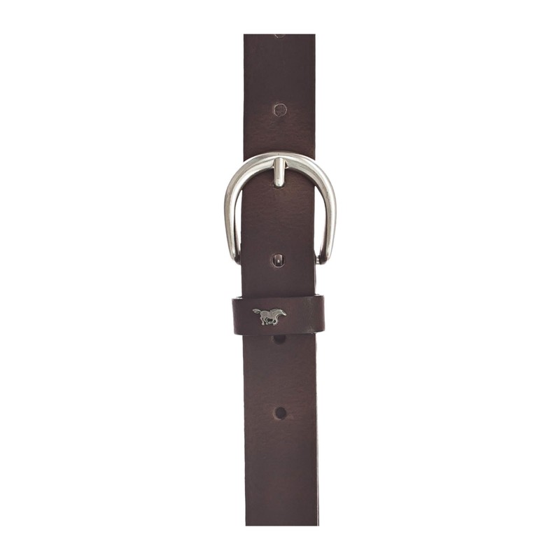 MUSTANG Women's Genuine Leather Belt, cappuccino