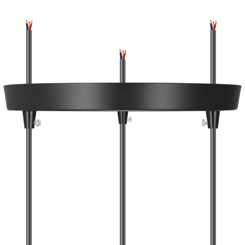 Canomo 10 Inch Ceiling Canopy Kit 3 Holes Light Fittings