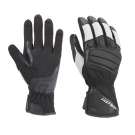 FAST WAY Easy II Motorcycle Gloves Summer Tested Motorcycle Gloves Mr & Woman High Abrasion Resistant Comfortable Ankle Protector Padded Palm Black/Light Grey, M