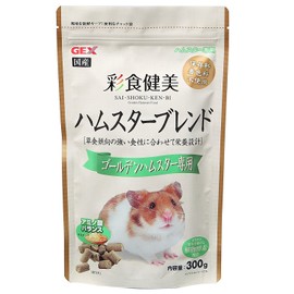 GEX Gex Kenbi Saishoku Hamster Blend, For Golden Hamster, 10.6 oz (300 g)