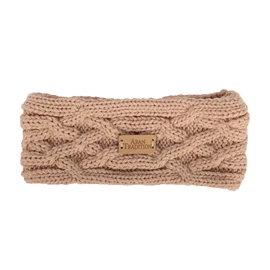 Aran Traditions Cable Knitted Style Headband (Blush)