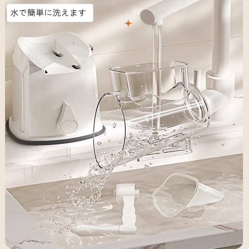 RULA Rotary Cheese Grater Hand Crank Vegetable Chopper Slicer Set,