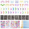 Bsenhe 58PCS Face Painting Kit, Includes 36 Reusable Facial Painting