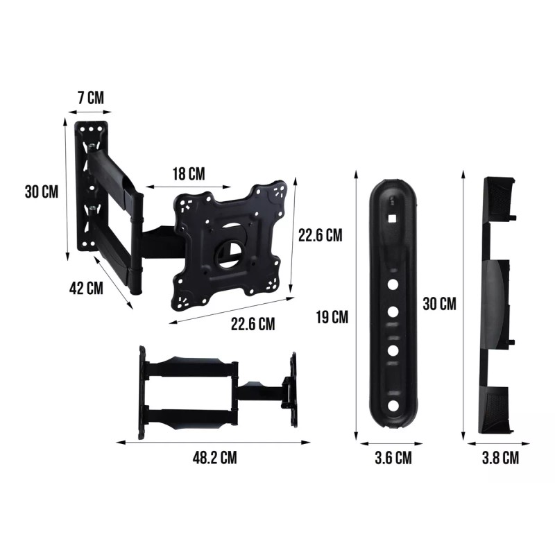 Control Expert Soporte De Tv Pantalla 32 A 60 Pulgadas