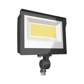 RAB Lighting X17XFU60 LED Flood Light, Fully Adjustable Wattage and Color Temperature, Integrated Dusk to Dawn Photocell, 120-277 Volt, DLC Listed