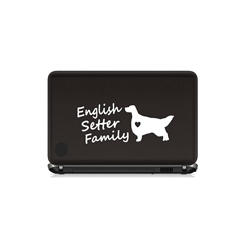 E1063 English Setter Family Dog Decal Sticker