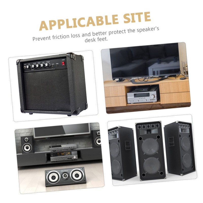 LABRIMP 4pcs Vibration Speaker Isolation Feet Pads for Amplifiers and