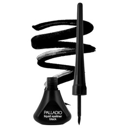 Palladio Delineador Líquido, Altamente Pigmentado y Resistente al Agua, Para una Definición de Ojos Intensa, Delineador Líquido a Prueba de Manchas, Black