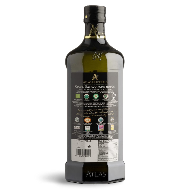 Atlas 750 mL Organic Cold Press Extra Virgin Olive Oil