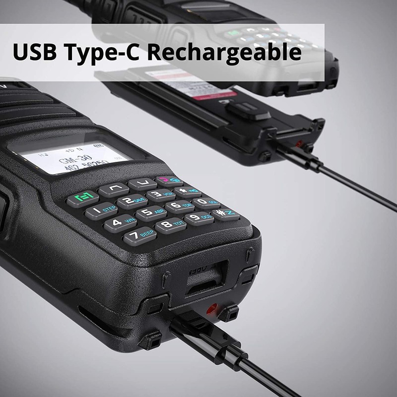 Radioddity 1 Pack GM-30 GMRS Handheld Radio, Long Range Two