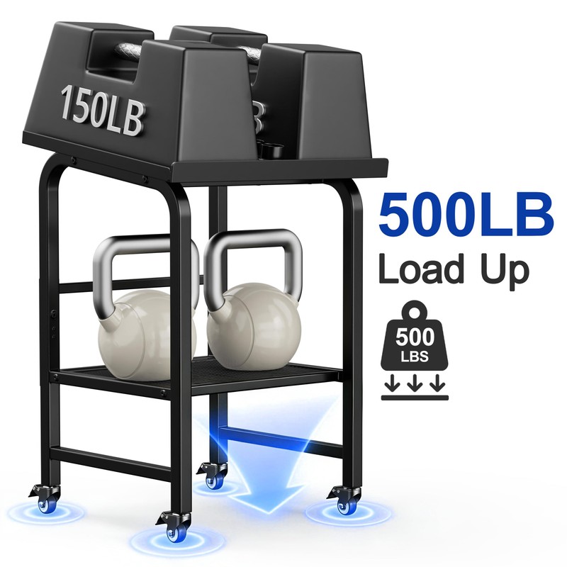 Dumbbell Stand Fits For Adjustable Weights Dumbbell Rack With Wheels