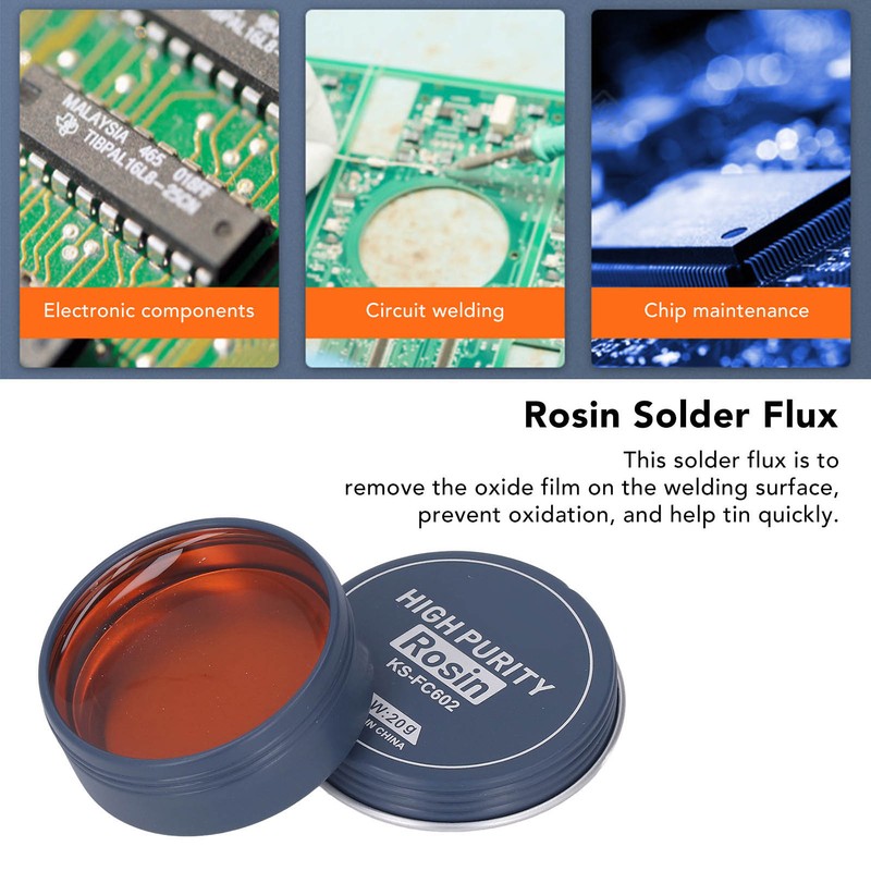 2Pcs Soldering Flux Fast Tinning Insulated Rosin Solder Paste for
