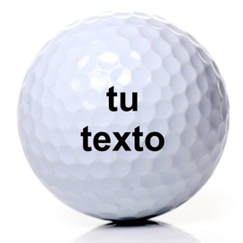 elbedruck Golfball mit Gravur Wunschtext für Golfspieler/in Lasergravur Dein Text personalisiert Golfsport Dein Text Staffelpreise für 3, 6 oder 10 Golfbälle (3 STK Wilson 6,98/STK)
