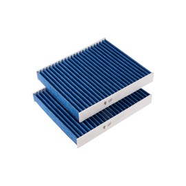 Forccord - Paquete de 2 filtros de aire de cabina HEPA para Toyota Tacoma 05-22/Dodge Dart 13-16/Pontiac Vibe 03-08 filtro de cabina de carbón activado CF10374 accesorios de repuesto para coche