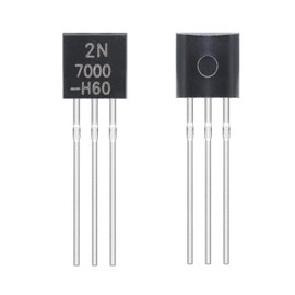 ALLECIN 2N7000 Mosfet Transistor TO-92 N-Channel Feld Effect Transistor 200mA 60V (Pack of 100pcs)