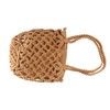 zaoalife Woven Bucket Handbag for Women,Handbag Mesh Rope Shoulder Bag
