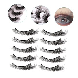 Healeved Curly False Lashes Multi Faux Lashes for Stunning Eye Makeup for Weddings Photo Shoots and Daily Use Your Natural Beauty Realistic Volume