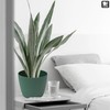 TULMERO Matte Flower Pot, Plastic Planter, Decorative Pot for Large