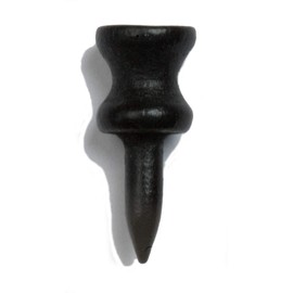 Golf Tees Etc 1" Step Down Tees - Pack of 100 (Black)