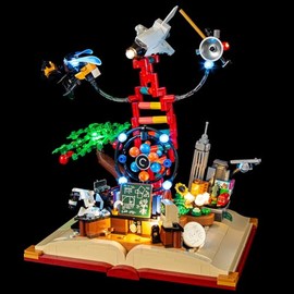 YEABRICKS LED Light for 21355 Ideas The Creation of Mint Building Blocks Model (Building Blocks Set Not Included)