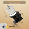 JandCase Night Light, Candle Amber Night Lights Plug into Wall,