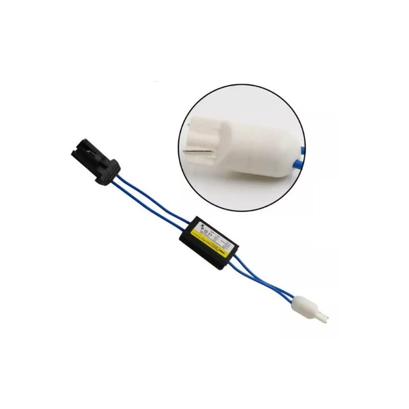 Car Passion 2 x Coppia Resistenze Lampadine Led T10 W5W