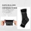 2 Pieces Adjustable Ankle Brace, Compression Cuff, Arch Support and