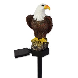 MeiBoAll Eagle Solar Garden Stake,Waterproof Eagle Garden Decor, Colorful LED Eagle Decorative Lights for Yard Patio Garden Lawn Porch Decoration