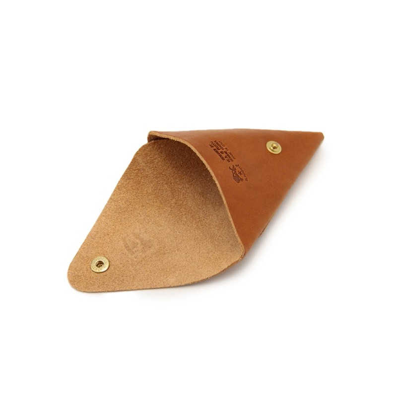 IL BISONTE Coin Case, Coin Purse, Leather, Genuine Leather, Cowhide,