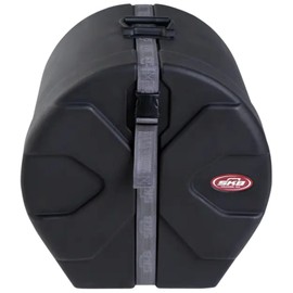 SKB 14" x 14" Floor Tom Case with Padded Interior, D-Shaped Drum Design, and Molded in Feet for Upright Positioning and Stability, Black