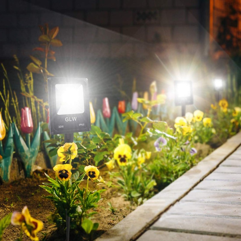 GLW 12V~60V 30W LED Flood Light Outdoor Waterproof IP65 Super
