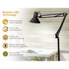 Bostitch Office VLF100F Swing Arm Metal Floor Lamp, 72" Tall