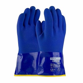 PIP Cold Resistant Insulated PVC Glove Sandy Coating 6 Pack Large