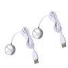 Round LED Display Spotlight 1W Jewelry Cabinet Light USB Plug