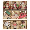 Genérico Adornos Navideños de Madera 27 Piezas, Colgantes con Camión