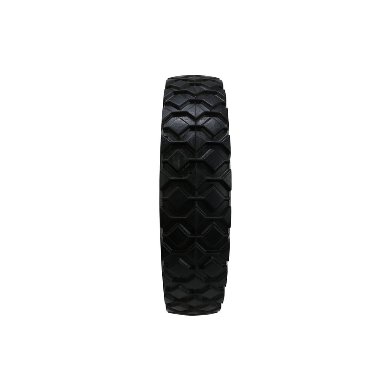 Shepherd Hardware 8" Semi-Pneumatic Replacement Wheel – Diamond Tread Rubber