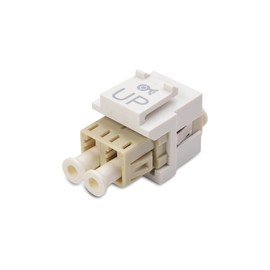 Cable Matters 10-Pack LC UPC Duplex Fiber Optic Keystone Coupler Jack, OM1/OM2/OM3/OM4 Multimode, OS2 Single Mode Support